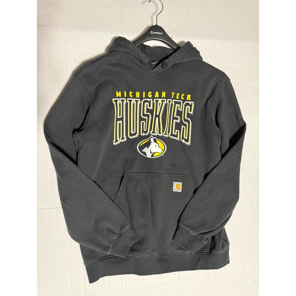 Carhartt Michigan Tech Huskies Hoodie Men's L Black Collegiate